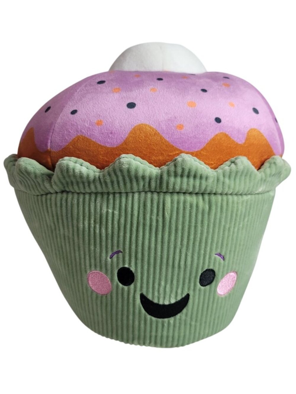 Pop! Halloween Cupcake Plush Green Pink Spooky Eye On Top Happy Smiling NWOT
